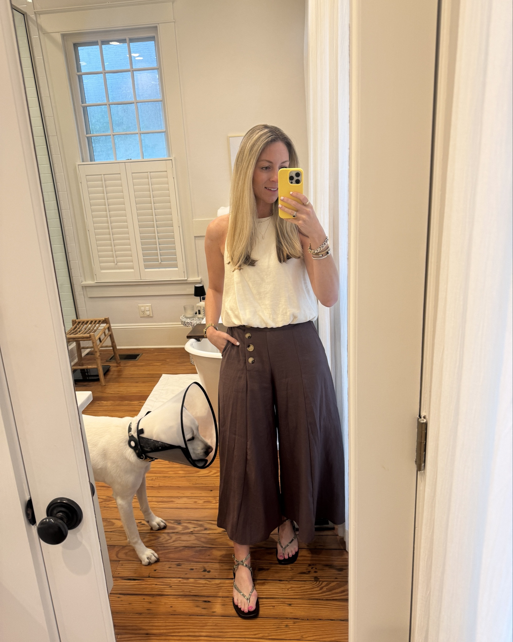 perfect casual summer look w/ the best mint chocolate 🍫 wrap sandal!

#LTKSeasonal #LTKSummerEdit #LTKWorkwear