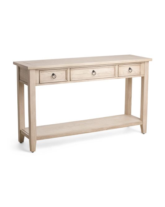 Summerville Three Drawer Console Table | TJ Maxx