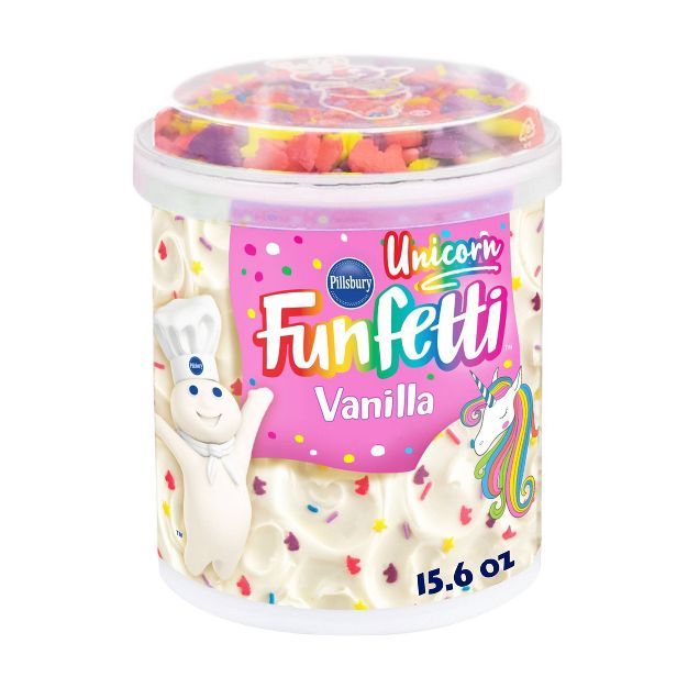 Pillsbury Funfetti Unicorn Vanilla Frosting - 15.6oz | Target