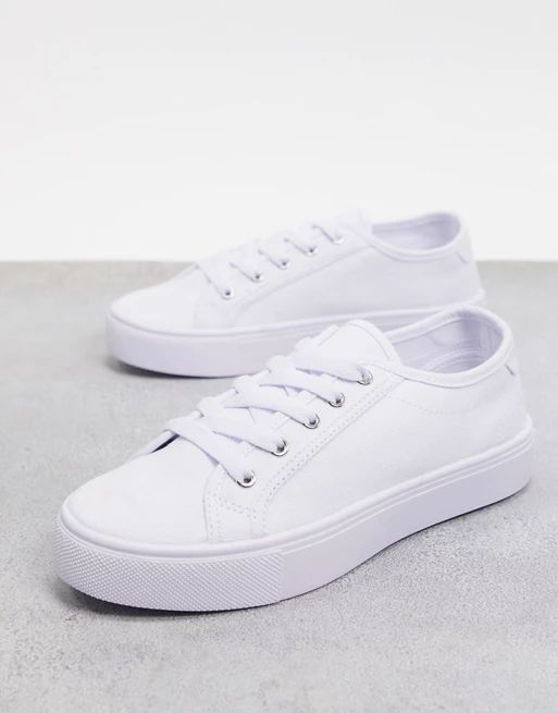 ASOS DESIGN Dizzy lace up sneakers in white | ASOS | ASOS US