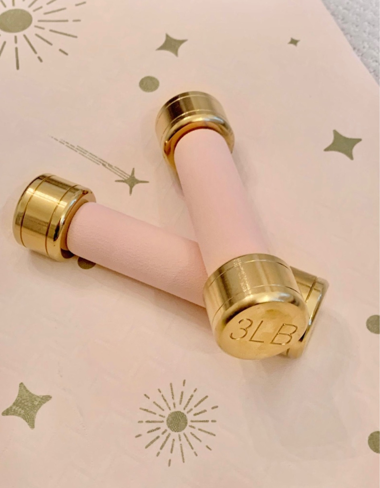 Gold weights, home gym, exercise, fitness, yoga, Pilates 

#LTKfit #LTKfamily #LTKFind