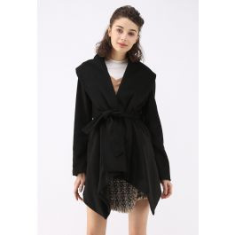 Prairie Rabato Coat in Black | Chicwish