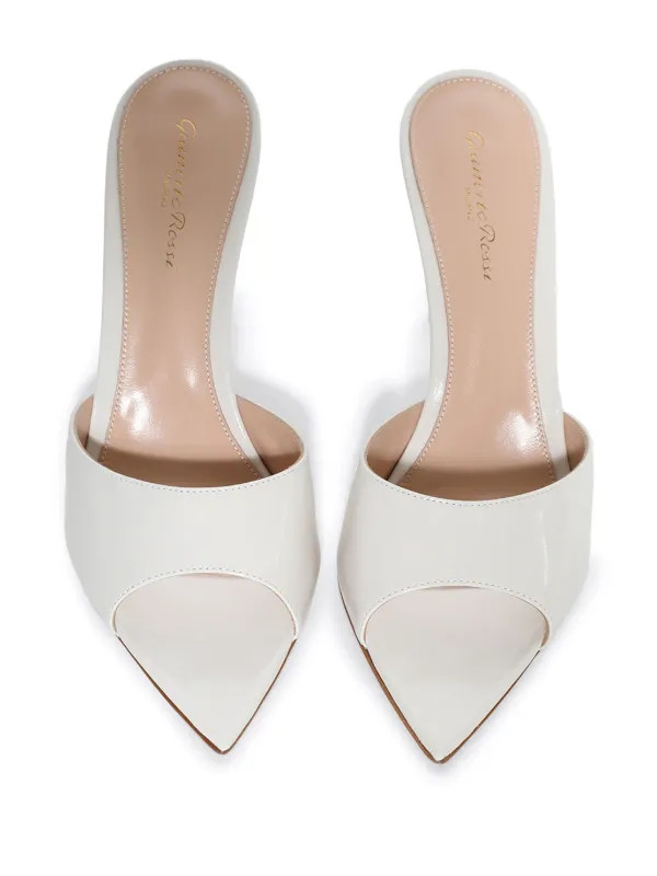 Gianvito Rossi 85mm Elle Sandals | White | FARFETCH SG | Farfetch Global