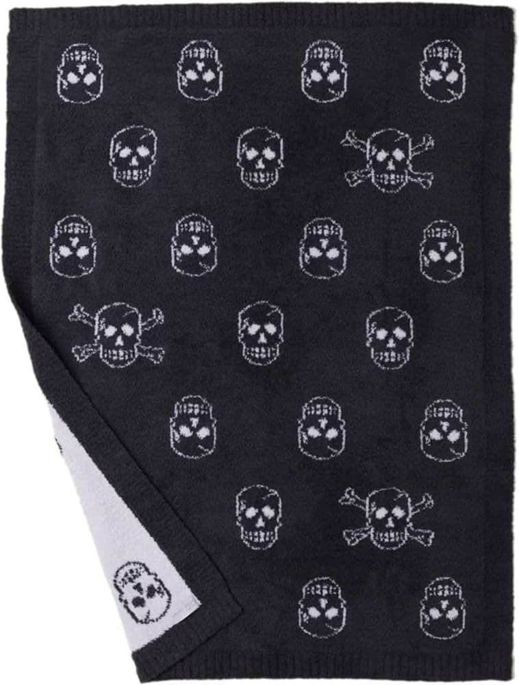 Barefoot Dreams CozyChic® Skull Stroller Blanket (Infant) Carbon/Almond One Size | Amazon (US)