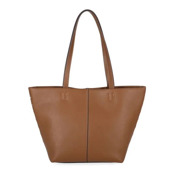 Scenario Women's Tote Handbag, Brown | Walmart (US)