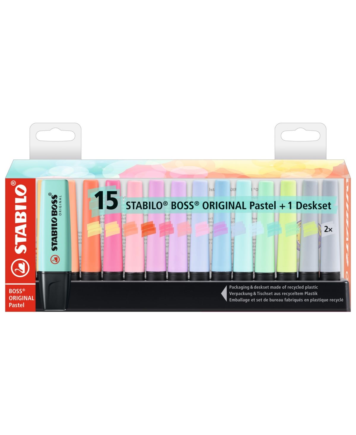 Stabilo Boss Original Highlighters Color Pastel Desk 15 Piece Set | Macys (US)