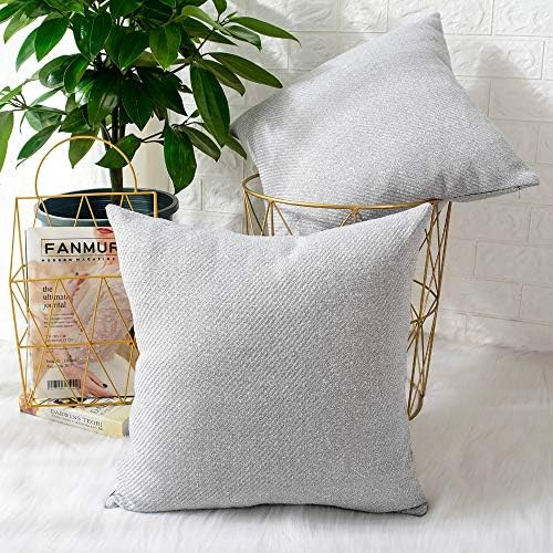 MERNETTE Pack of 2, Decorative Square Throw Pillow Cover Cushion Covers Pillowcase, Home Decor Decor | Amazon (US)