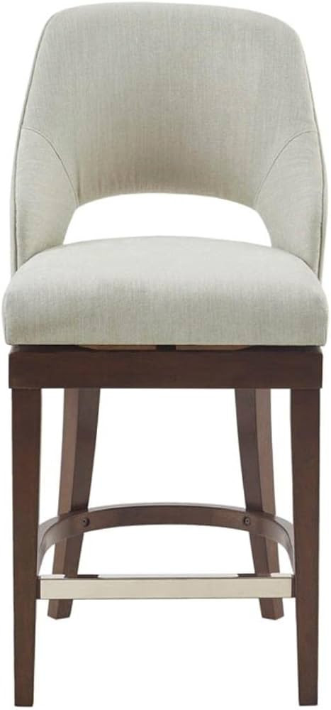 Madison Park Jillian 360 Degrees Swivel Counter Stool Kitchen Island Counter Stool Plush, 4" Thic... | Amazon (US)
