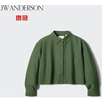 Uniqlo - Oxford Boxy Shirt - Green | UNIQLO (UK)
