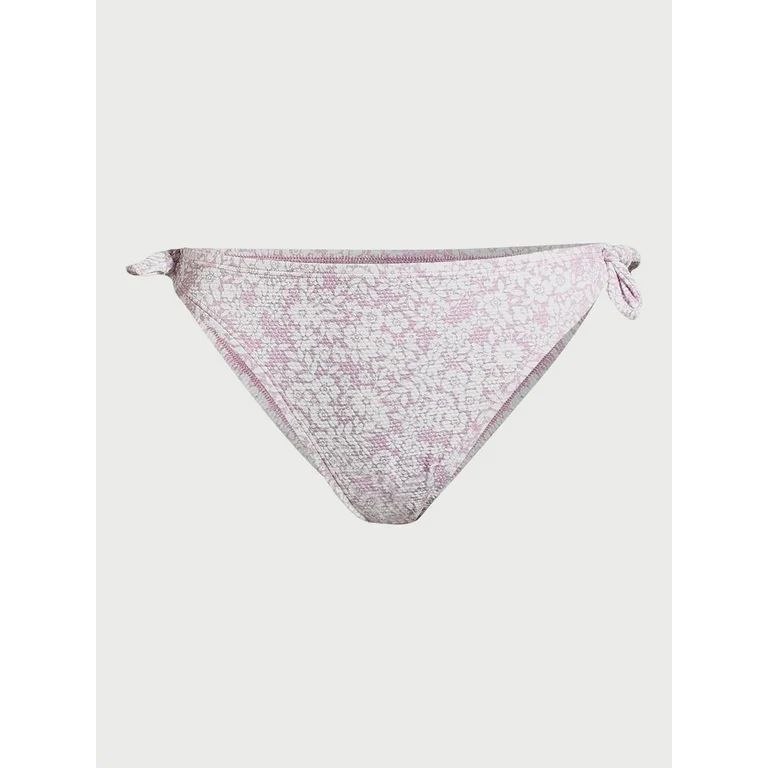 Time and Tru Women's Ditsy Bandeau Swim Bottoms, Sizes S-XL | Walmart (US)