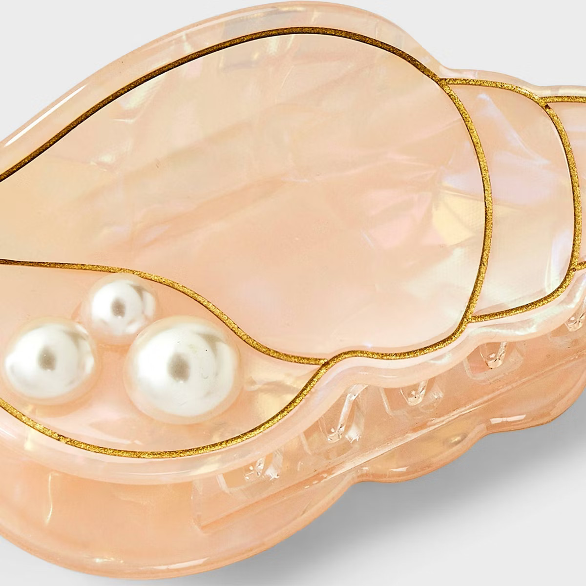 Seashell Shaped Claw Hair Clip - Wild Fable™ Pink | Target