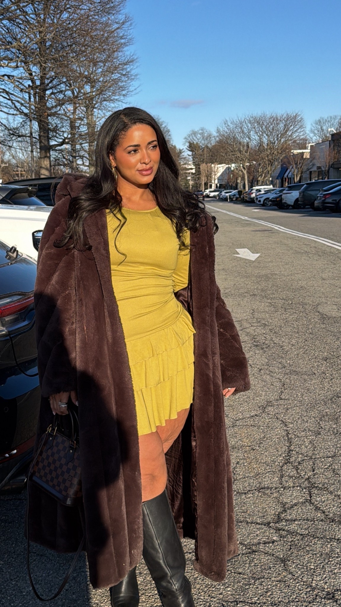 Outfit of the day for an early dinner 
Dress: large 