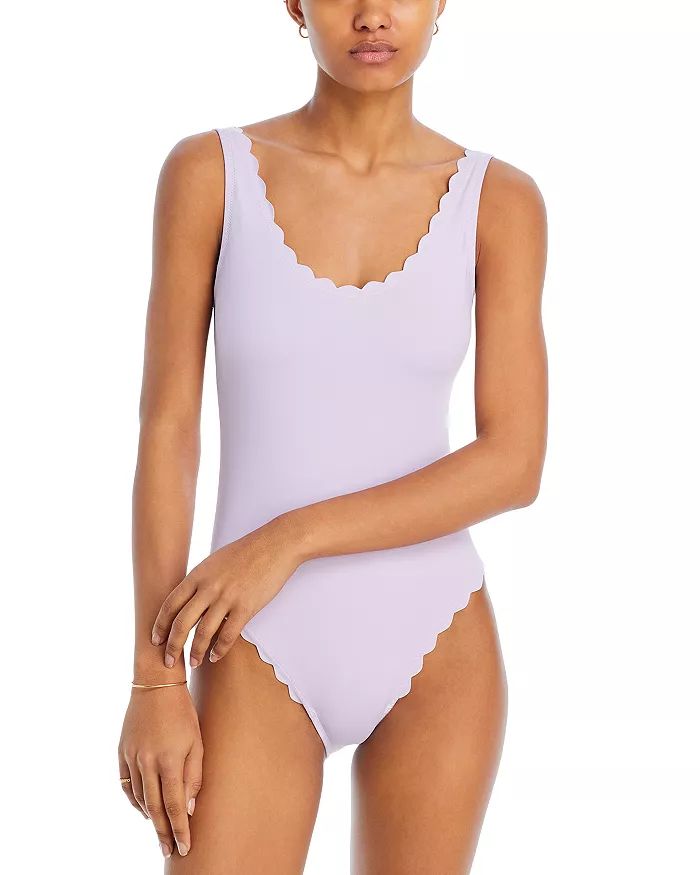 AQUA AQUA Scalloped One Piece Swimsuit - 100% Exclusive Back to results -  Women - Bloomingdale's | Bloomingdale's (US)