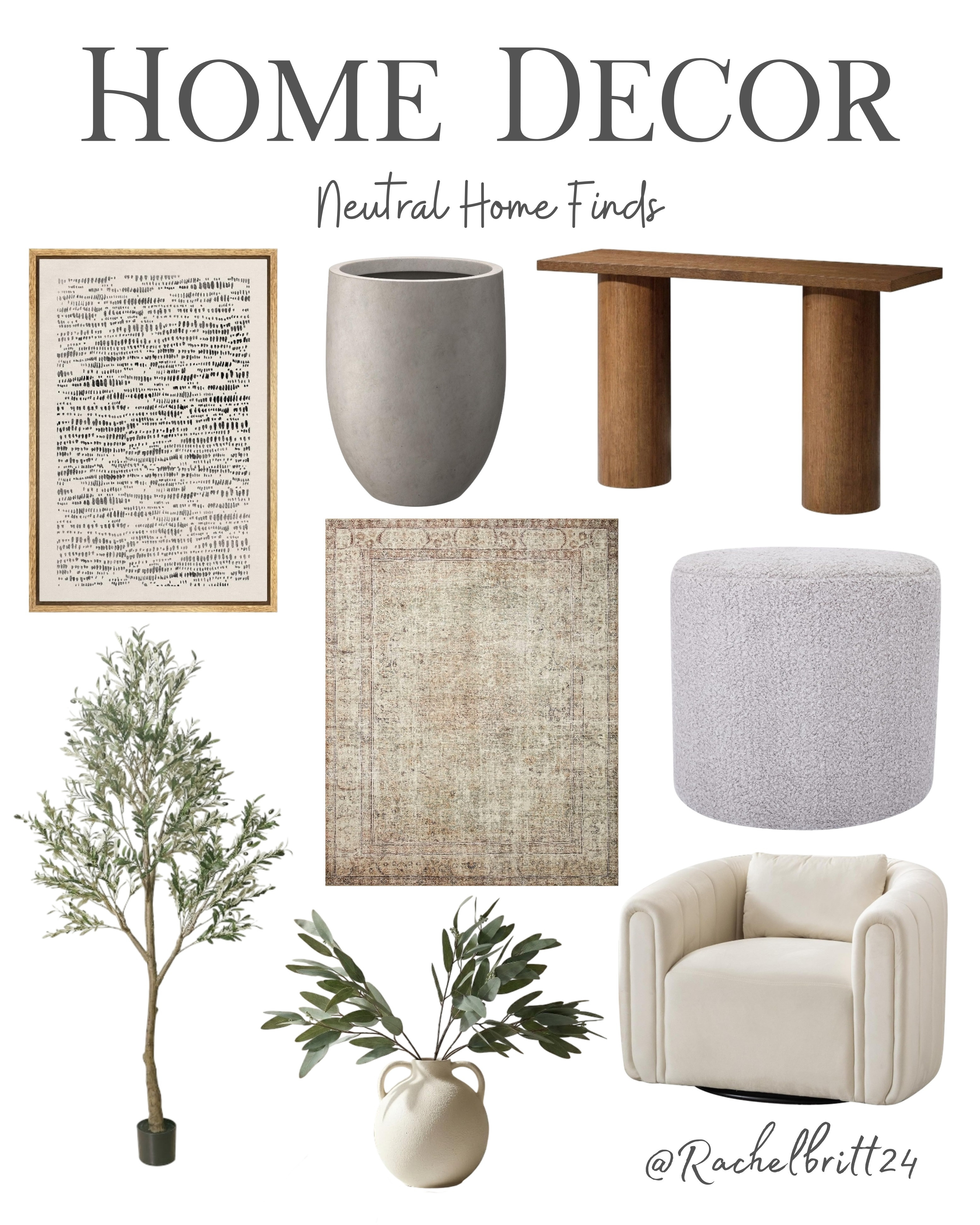Elevate your space with these timeless neutral home finds. These versatile pieces blend seamlessly into any room for a clean and sophisticated aesthetic. Click the link in bio to shop the collection. #NeutralHome #HomeDecor #InteriorStyle 

 #LTKdayinmylife #LTKHome #LTKSaleAlert
