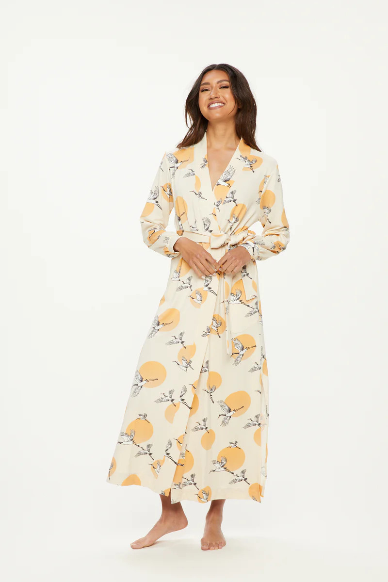 PRE-ORDER SKYLER ROBE | CRANE SUNSET | MASONgrey