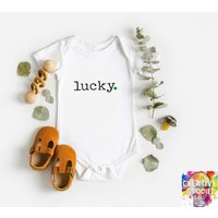 st. Patrick's Day Baby Onesie® - Irish Lucky -Lucky | Etsy (US)
