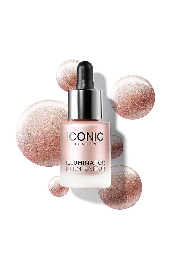 ICONIC LONDON Illuminator | Liquid Highlighting Drops for a Radiant Glow, Cruelty-Free, Vegan Mak... | Amazon (US)