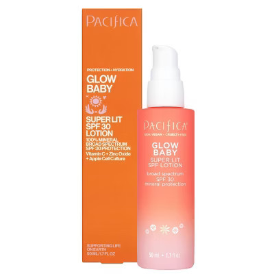 Pacifica Glow Baby Super Glow Face Lotion - SPF 30 - 1.7 fl oz | Target