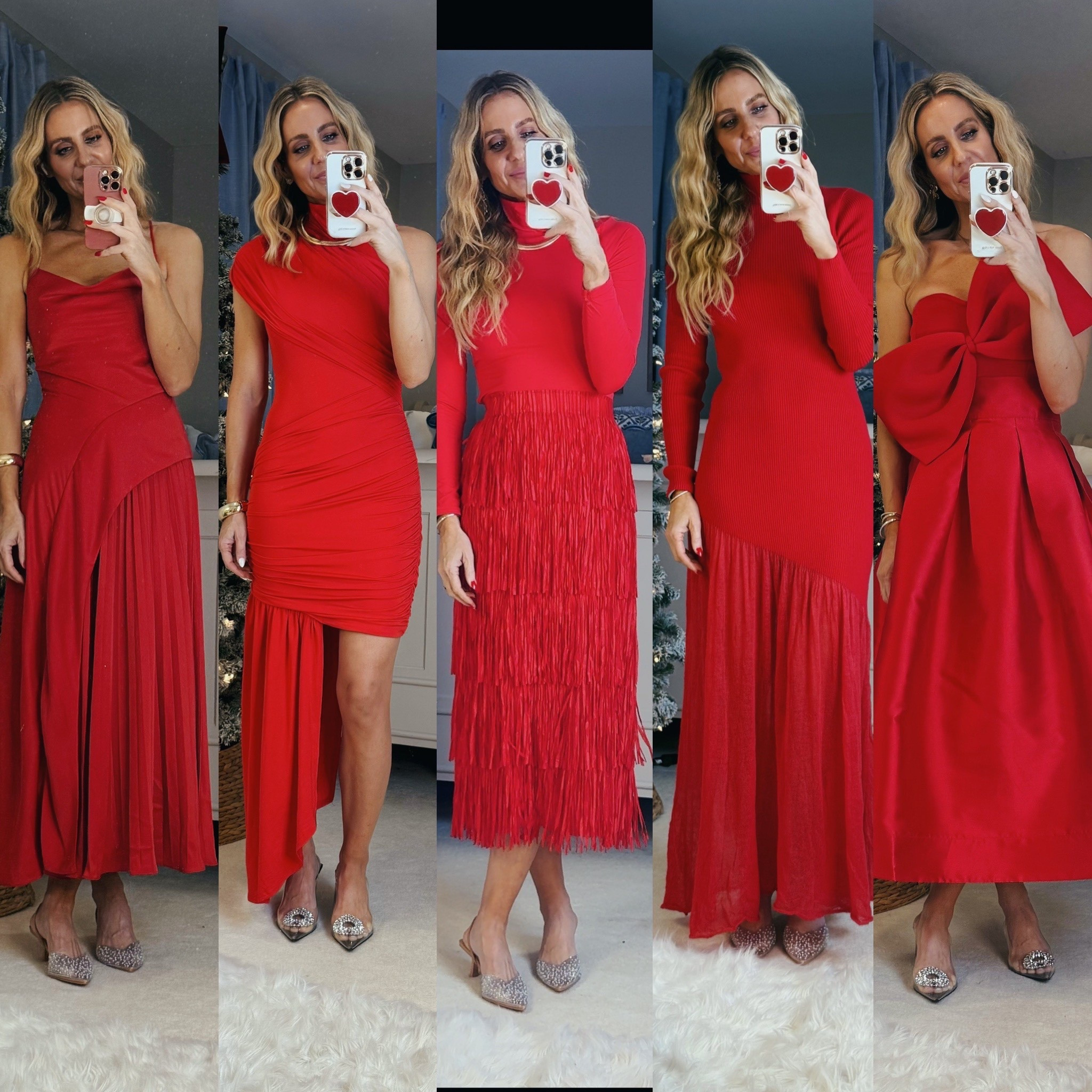 Red holiday looks from Amazon Nordstrom and Karen Millen  

#LTKSeasonal #LTKHoliday #LTKOver40