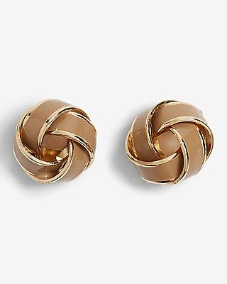 Painted Knot Stud Earrings | Express