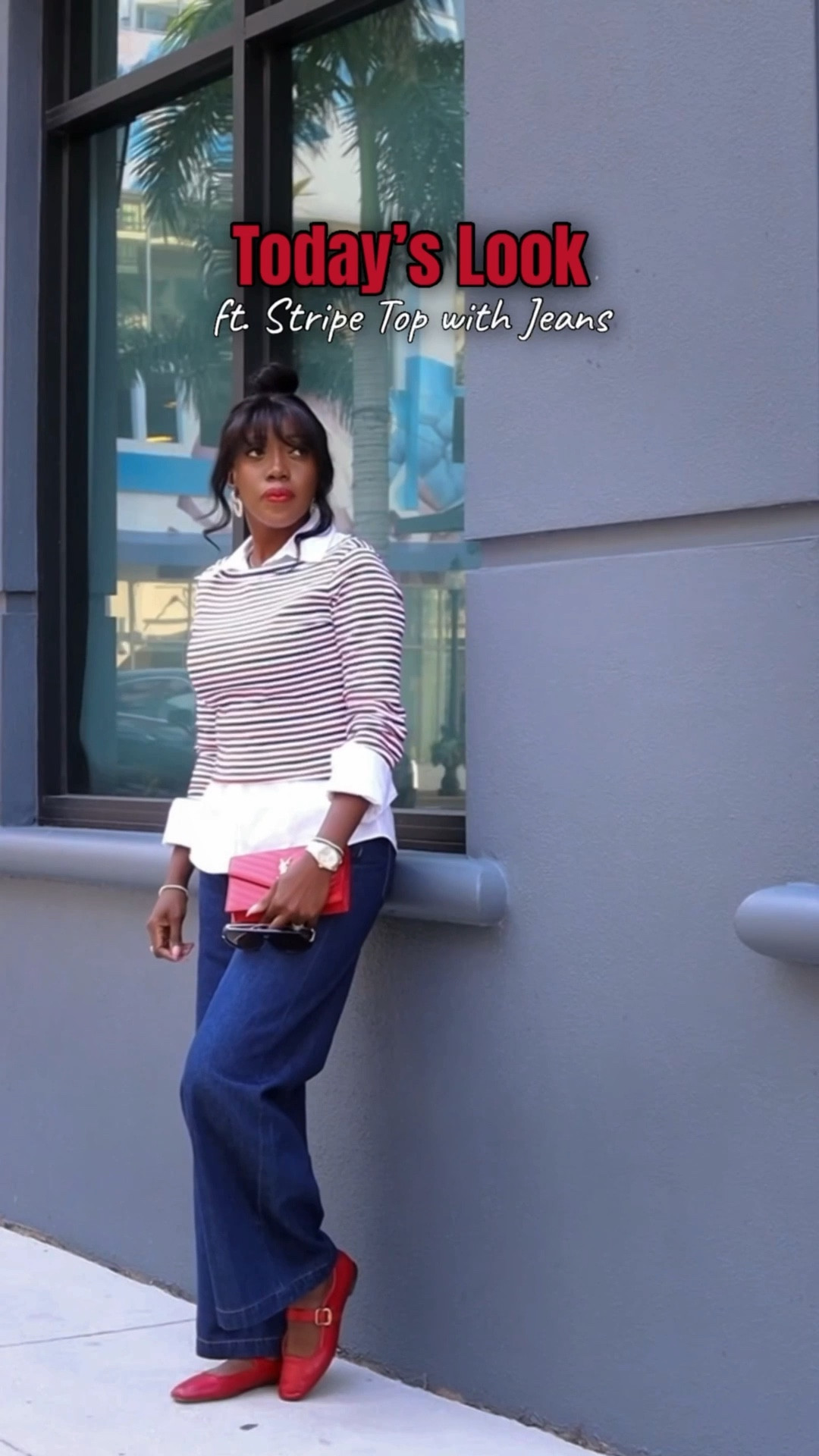 My stripe shirt is true to size. Wearing a small. 
My jeans run slightly big. I sized down to a 4 (usually wear a 6). 

Spring Outfit 2026, Date Night Outfit, Casual Outfit, Preppy Outfit, Outfit of the Day, 

#LTKSeasonal #LTKOotd #LTKSaleAlert


#LTKdayinmylife #LTKgrwm #LTKSaleAlert