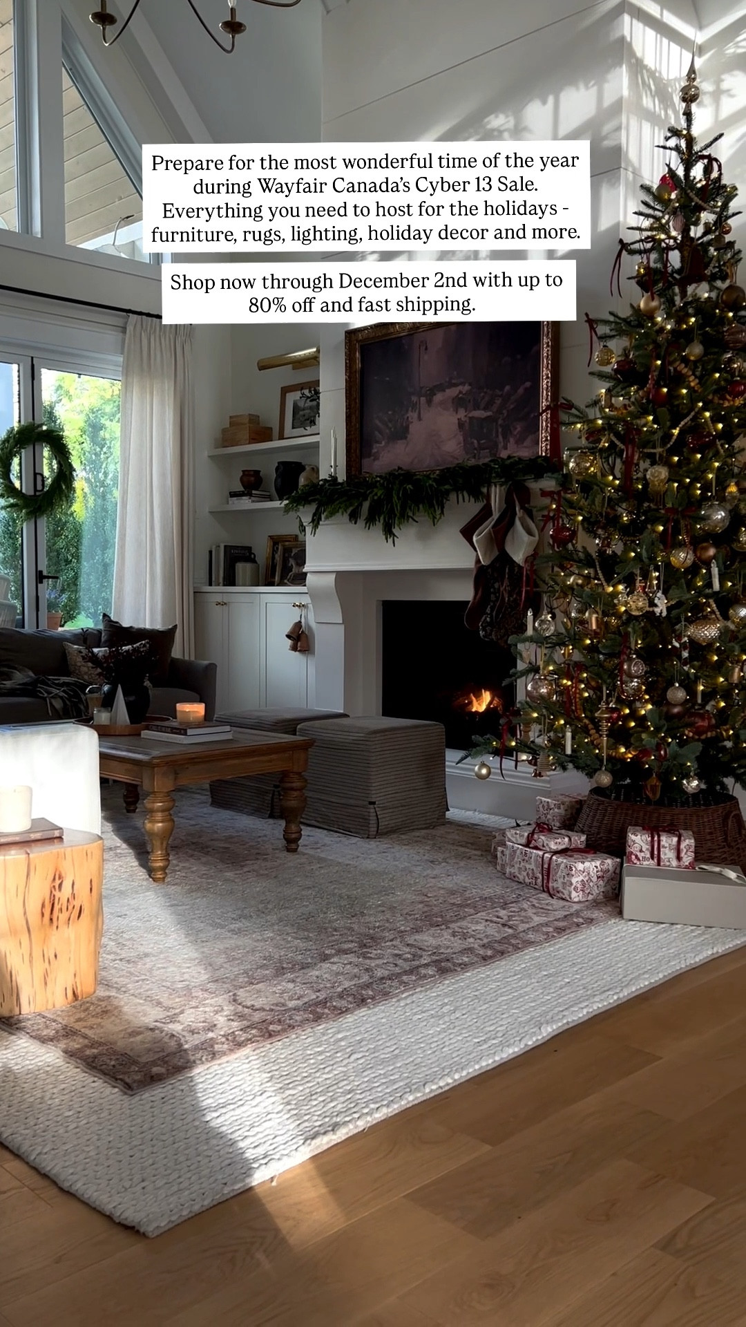 Home for the holidays with Wayfair Canada.
Shop up to 80% off during Wayfair Canada’s Cyber 13 Sale. Everything you need to host for the holidays - furniture, rugs, lighting, holiday decor and more. Shop now through December 2nd with fast shipping. 🎄🎁 @wayfaircanada #WayfairCAPartner #WayfairCAHome