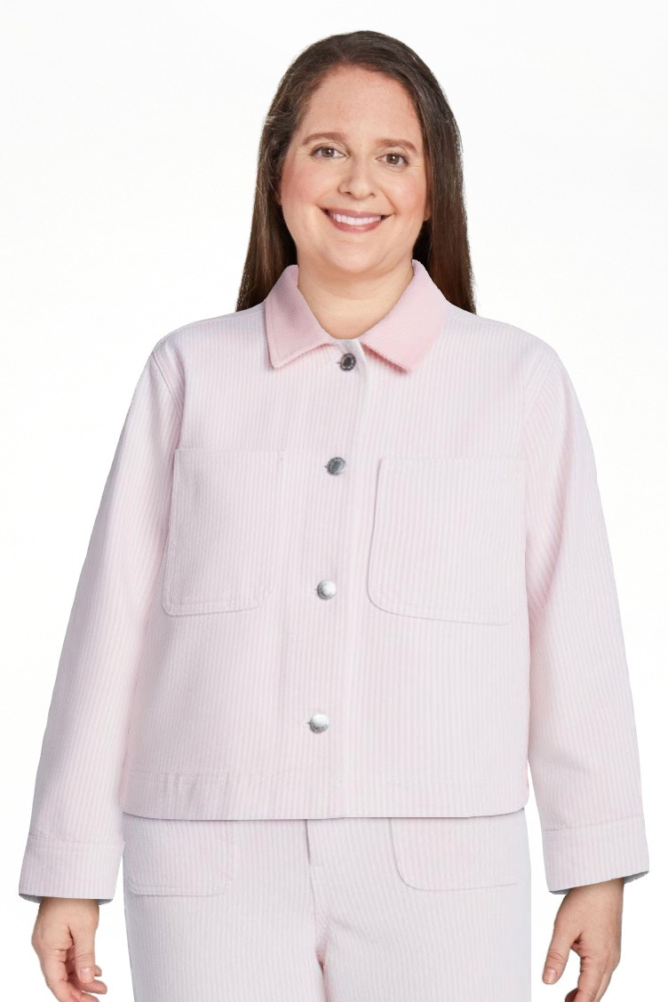 Free Assembly Women's Cropped Cotton Chore Jacket, Sizes XS-XXL | Walmart (US)
