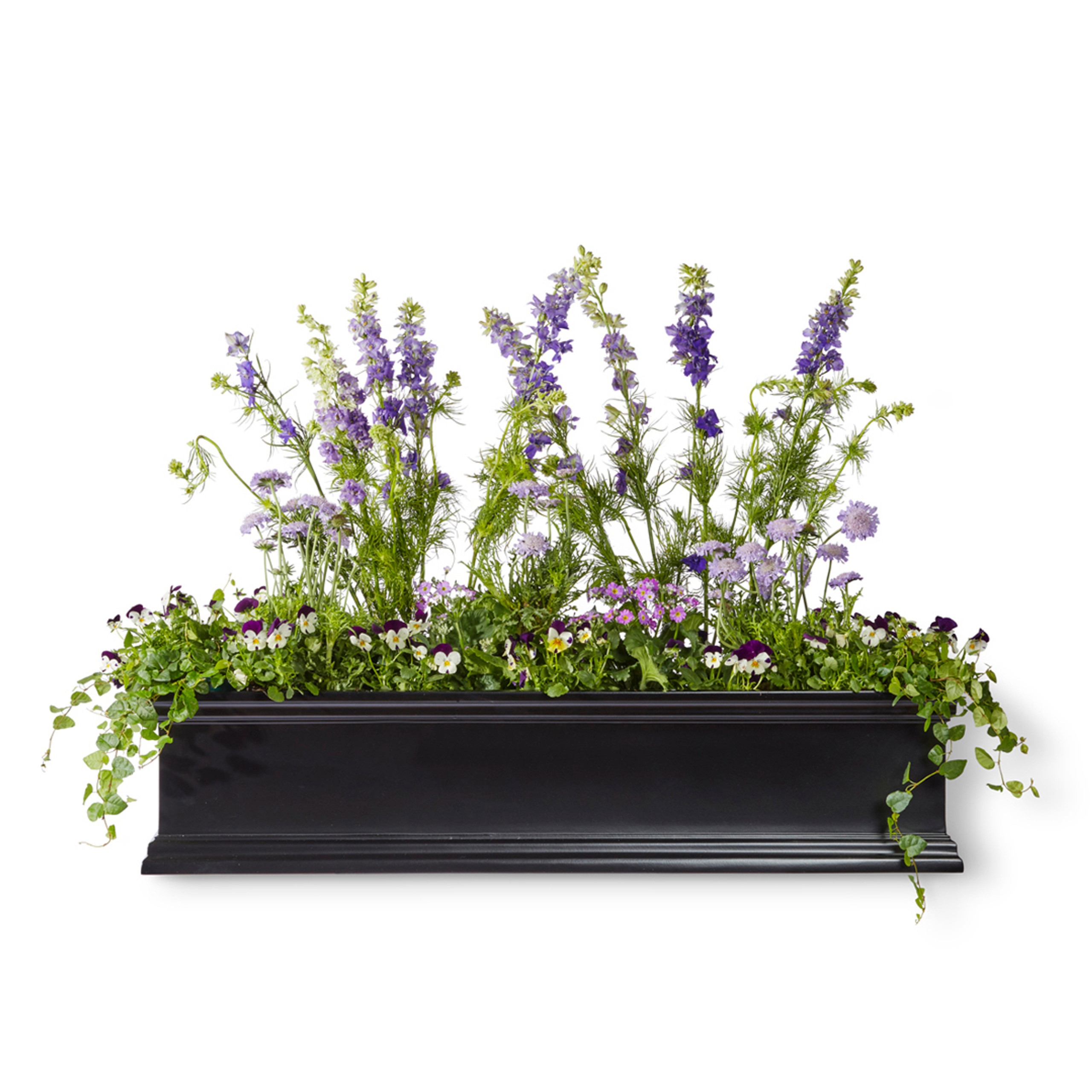 Black Laguna Window Box | Hooks and Lattice