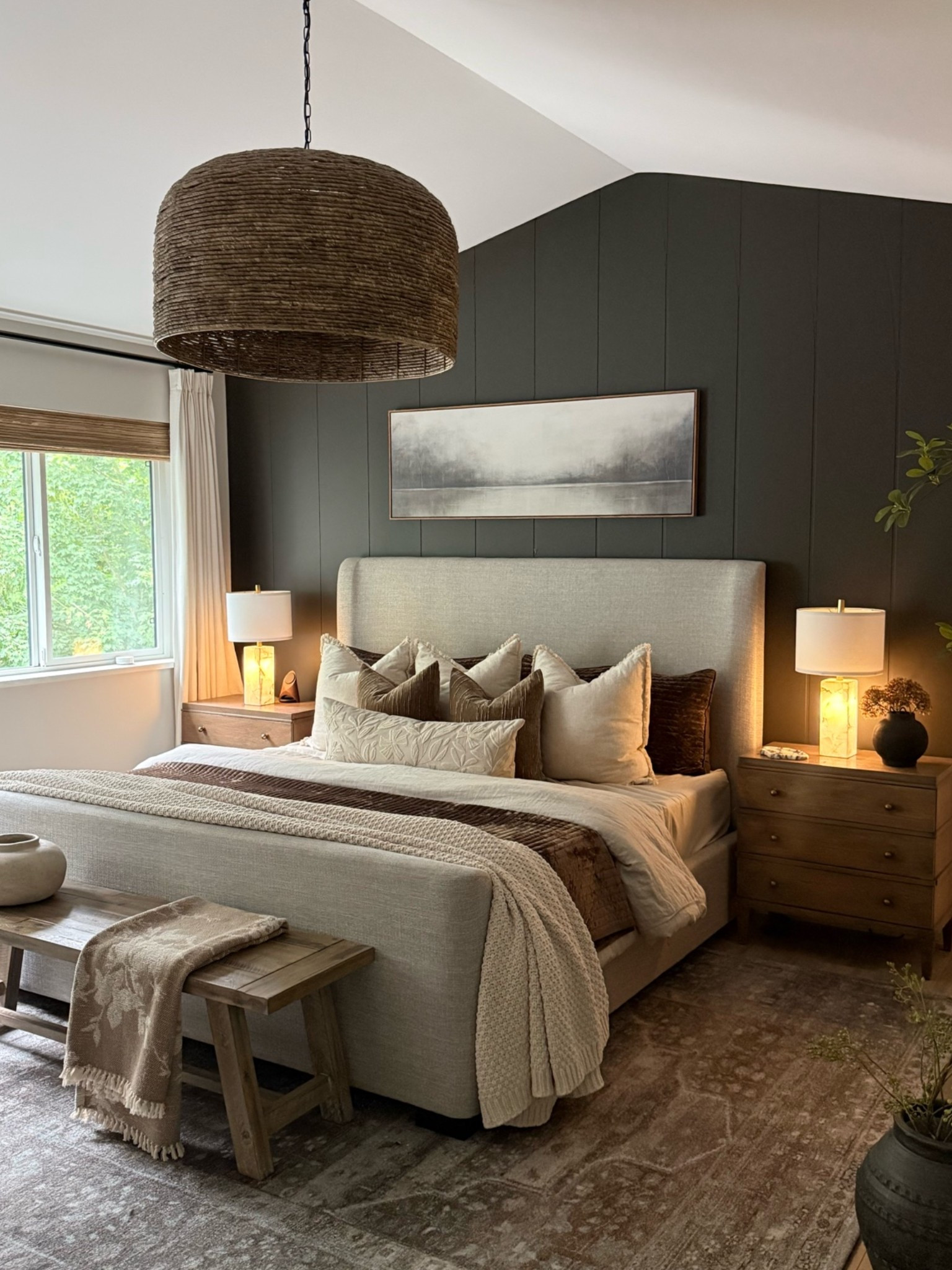 Warm• neutral• COZY bedroom🤎🤎