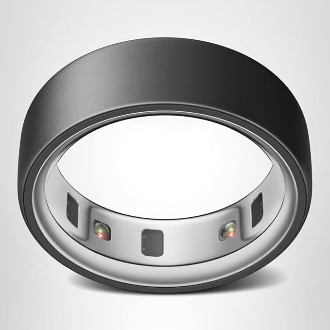 Oura Ring 4 - Stealth - Size 7 - Size Before You Buy | Amazon (US)