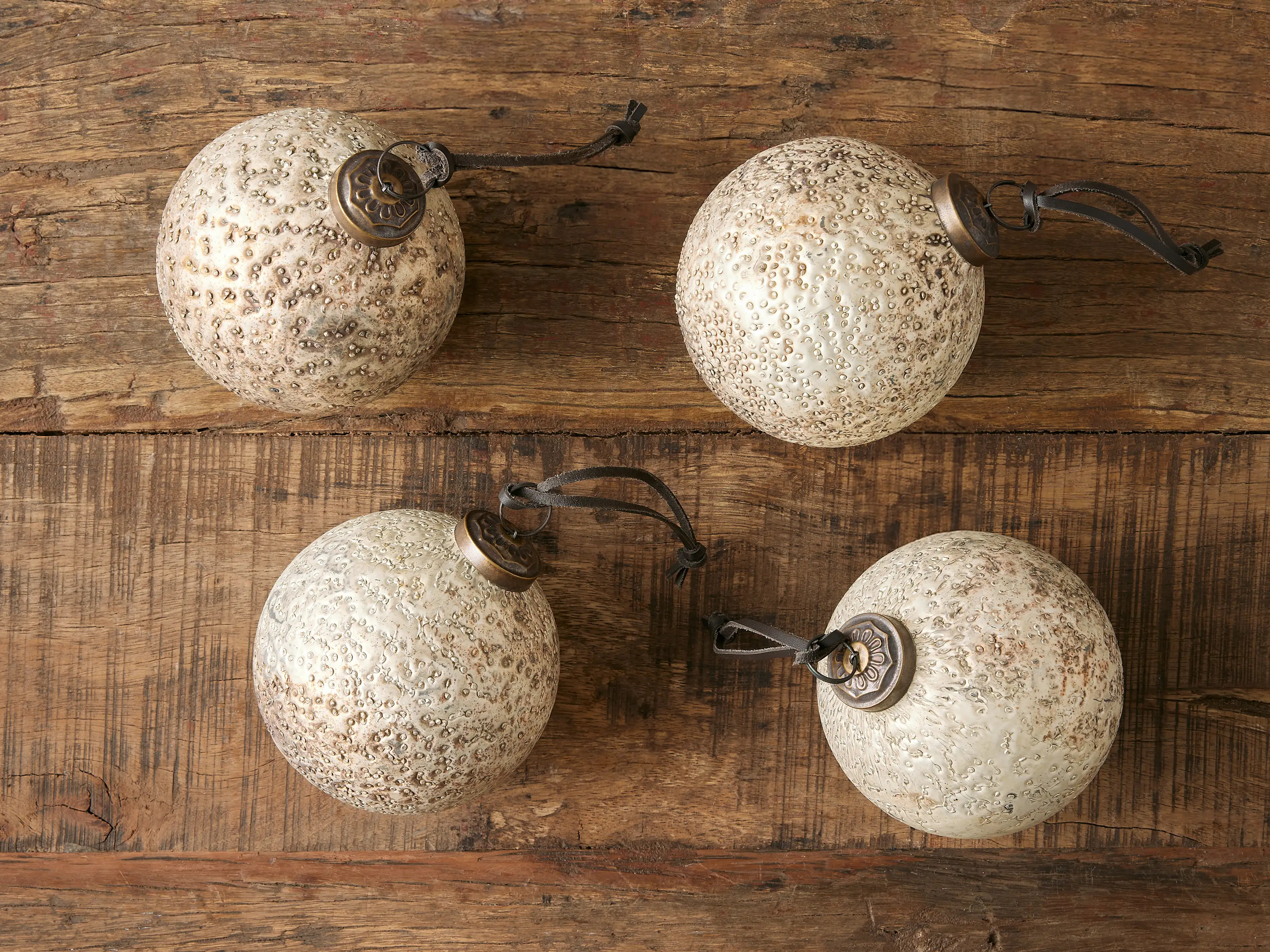 Antique Rust Ornaments (Set of 4) | Arhaus