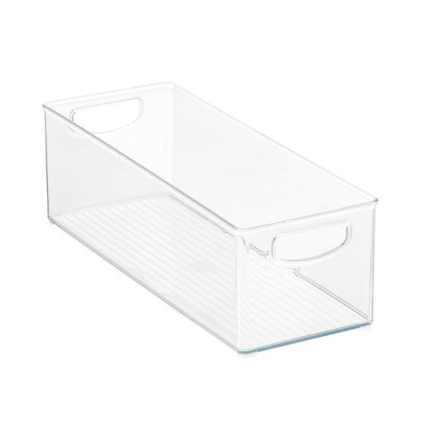 iDESIGN Linus Medium Deep Drawer Bin Clear | The Container Store