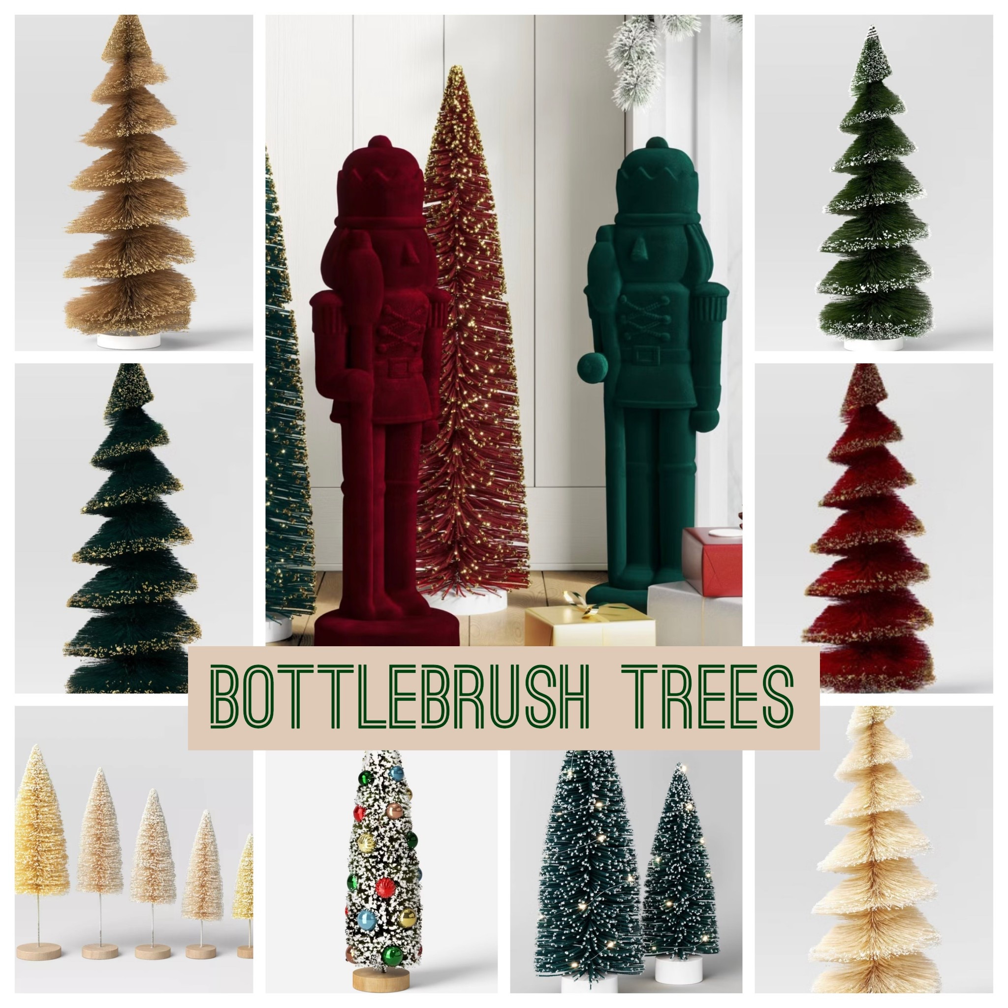 Bottlebrush trees are simultaneously a Christmas classic and the perfect touch of whimsical Christmas fun to any decor style.  I love sprinkling them throughout my home! 

#LTKHoliday #LTKSeasonal #LTKHome