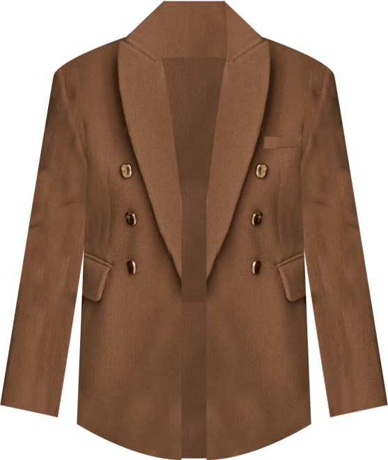 Women's Double Breasted Buttoned Blazer | Macy's