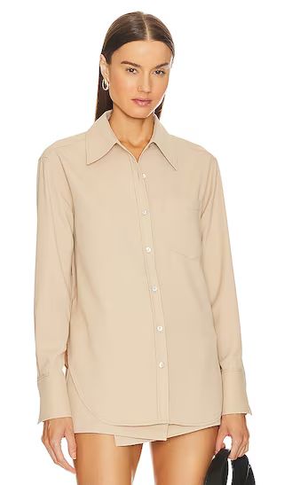 Lenae Shirt in Taupe | Revolve Clothing (Global)