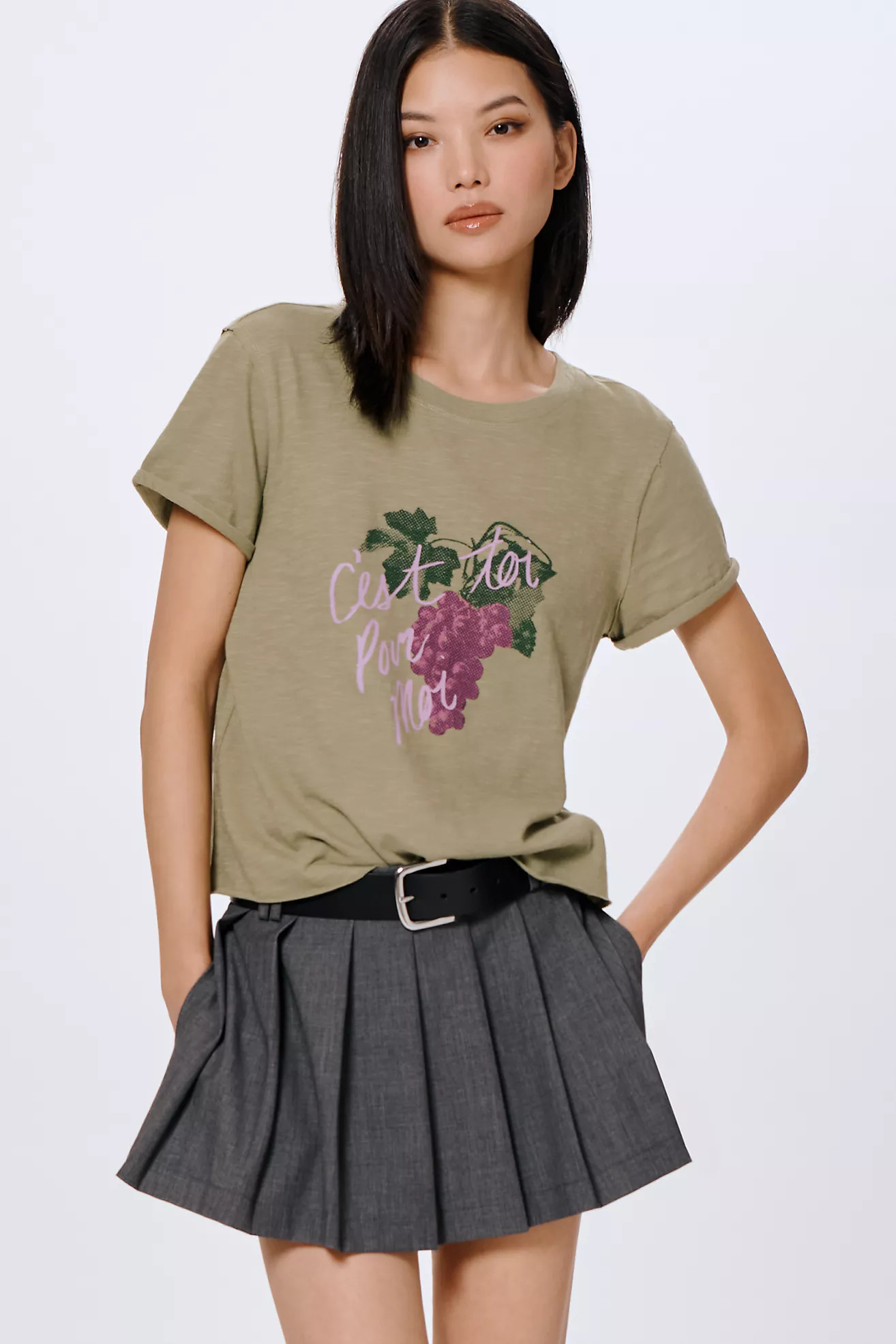 The Caitlin Boxy Tee by Maeve | Anthropologie (US)