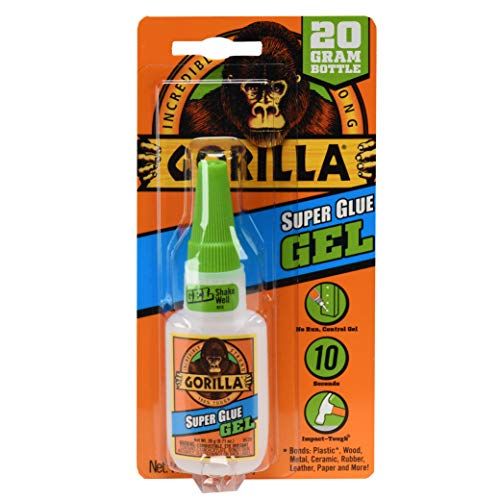 Gorilla Super Glue Gel, 20 Gram, Clear, (Pack of 1) | Amazon (US)