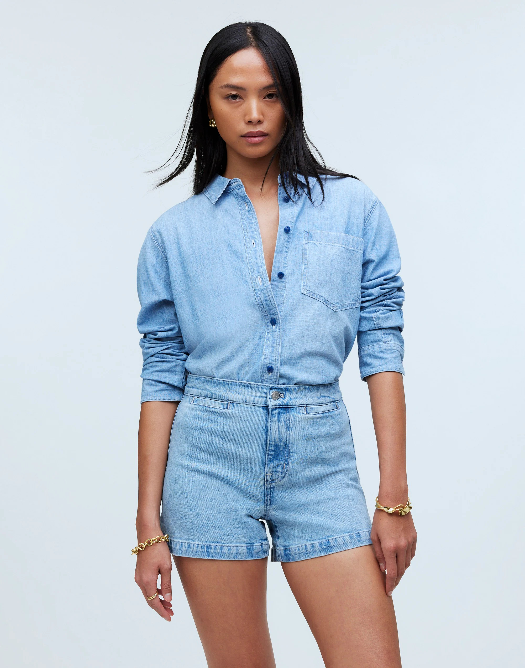 The Denim Emmett Short in Kieran Wash: Welt Pocket Edition | Madewell