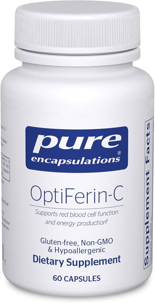 Pure Encapsulations OptiFerin-C - for Red Blood Cells & Energy - Iron Absorption Support - Energy... | Amazon (US)