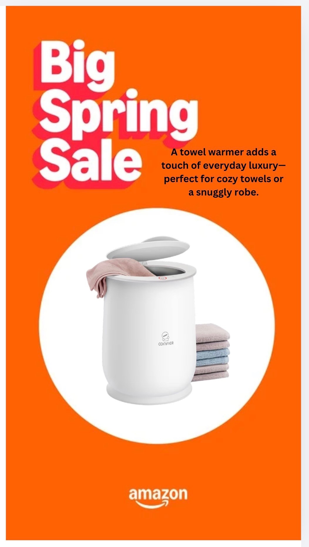 A towel warmer adds a touch of everyday luxury—perfect for cozy towels or a snuggly robe.  Amazon big spring sale  

#LTKSaleAlert #LTKselfcare #LTKHome