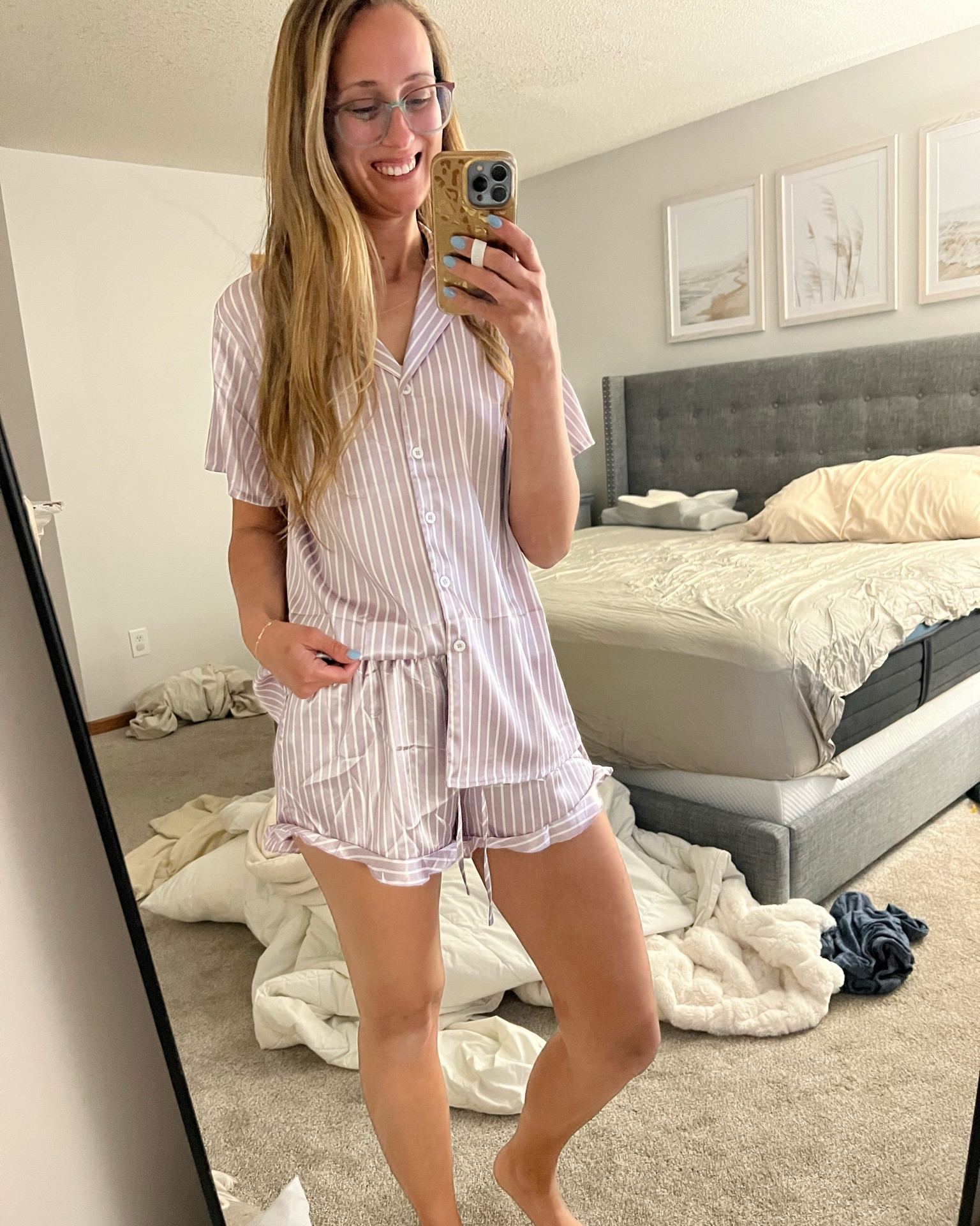 Literally my favorite summer pjs! I have them in the light green and this lilac purple. So soft & silky and they are under $15 on sale right now for the set!

#LTKootd #LTKselfcare #LTKgrwm