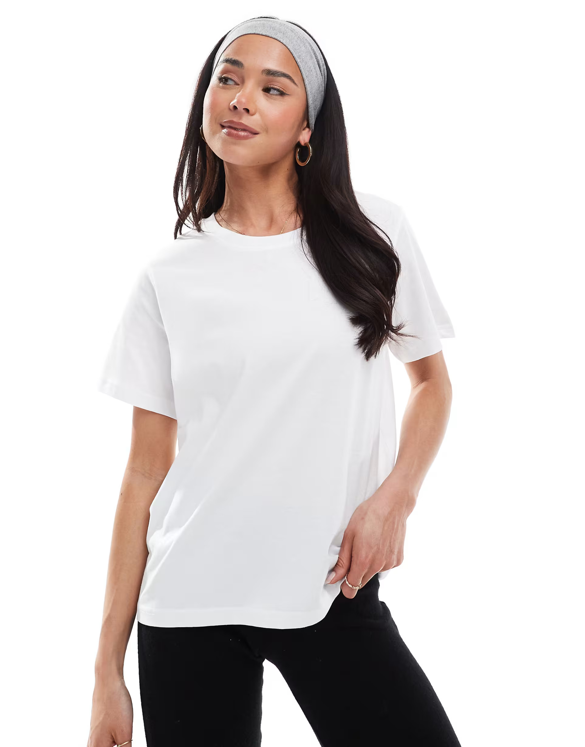 Weekday Perfect relaxed t-shirt in white | ASOS (Global)