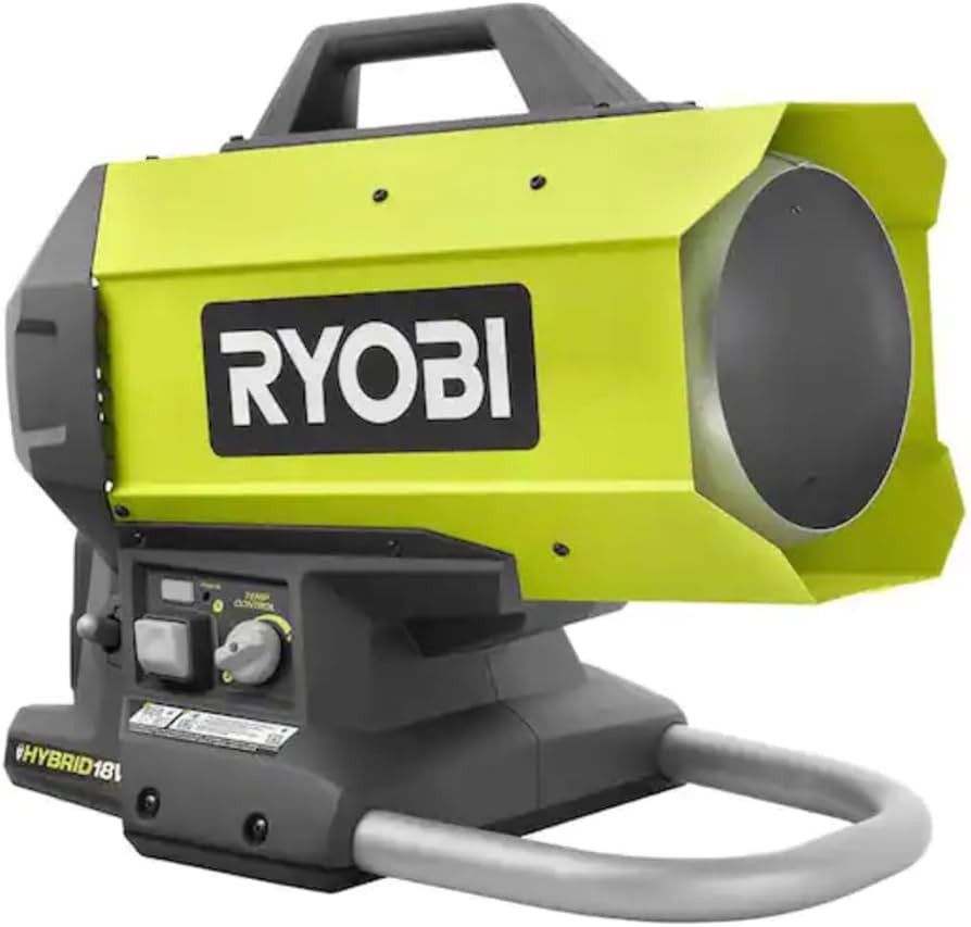 RYOBI 18V ONE+ Hybrid Forced Air Propane Heater | Amazon (US)
