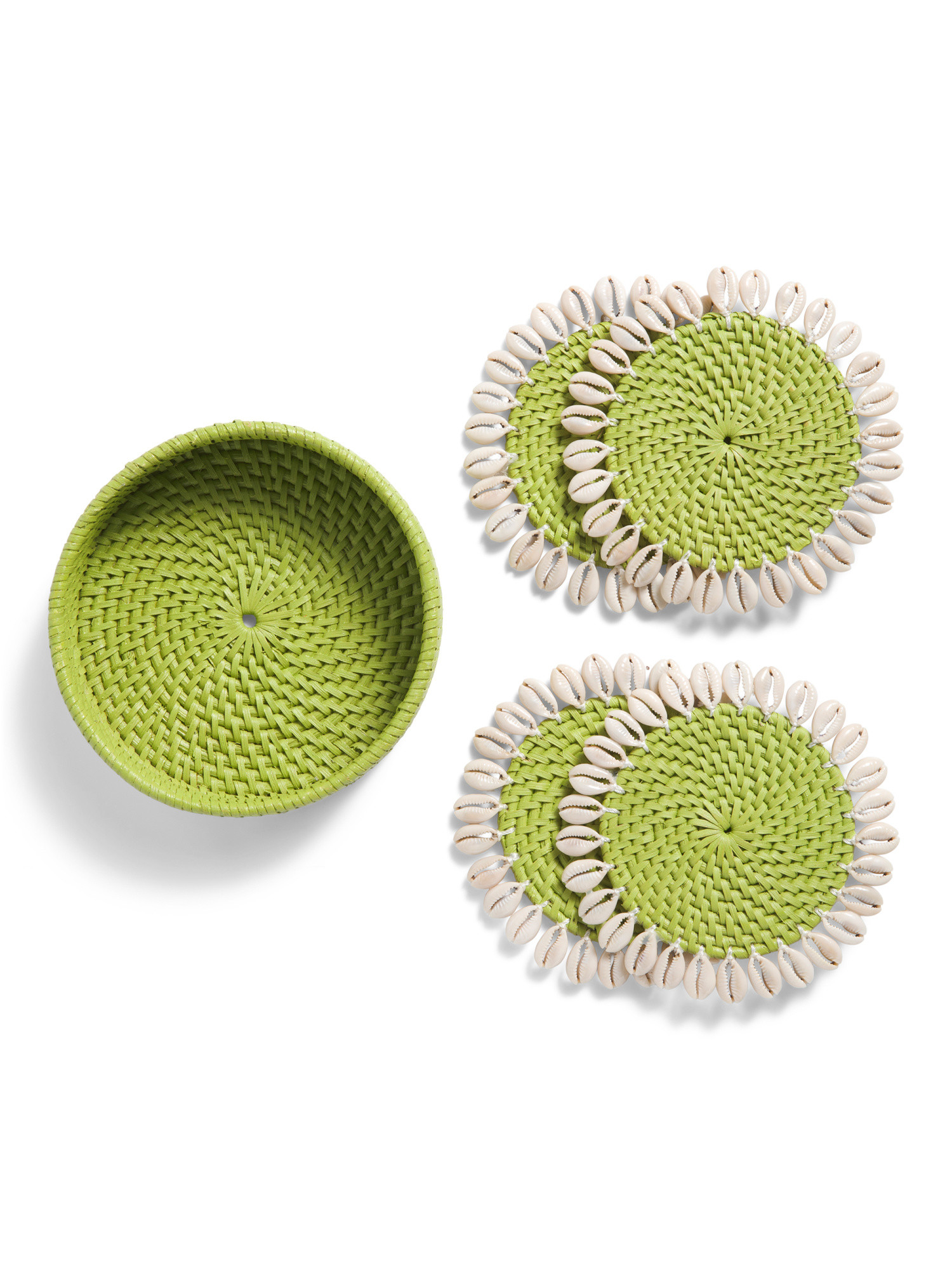 Set Of Four Capiz Coasters With Gift Box | Kitchen & Dining Room | Marshalls | Marshalls