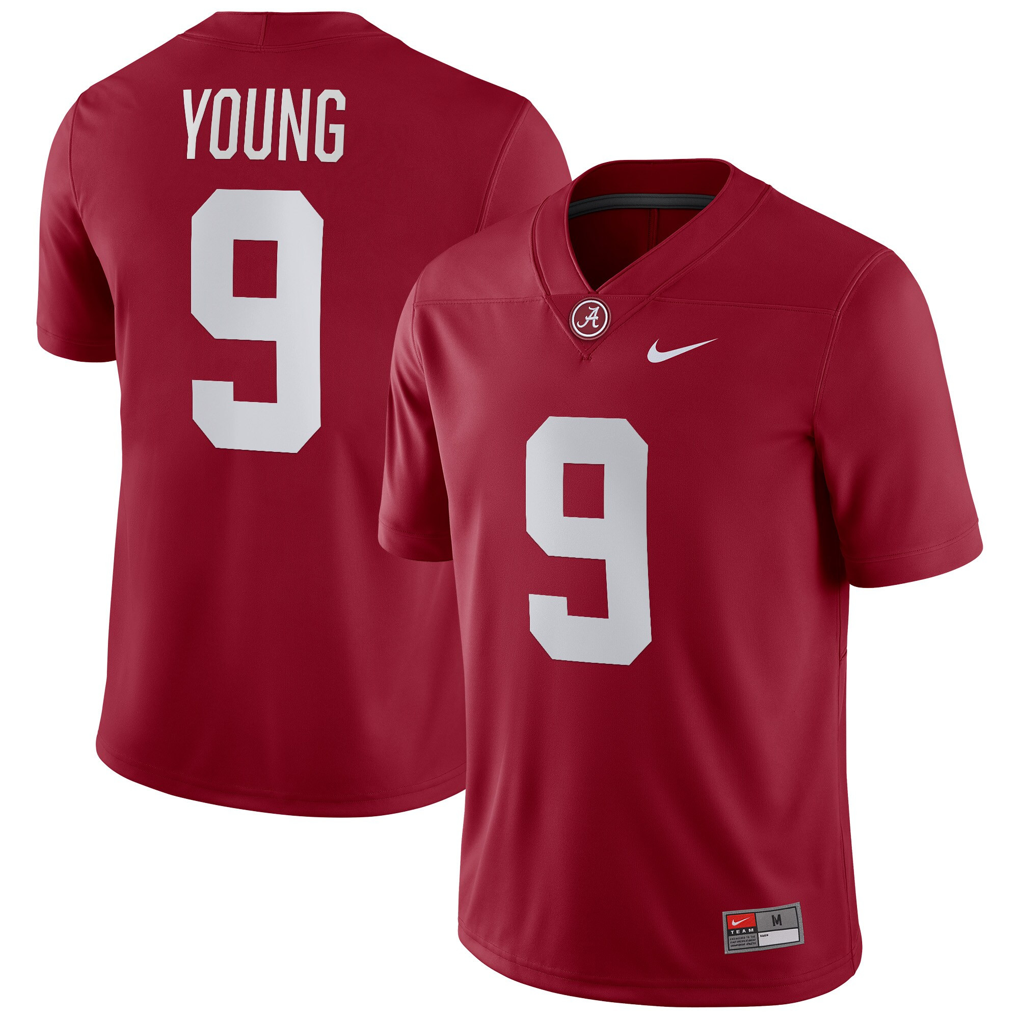 Bryce Young Alabama Crimson Tide Nike NIL Replica Football Jersey - Crimson | Fanatics
