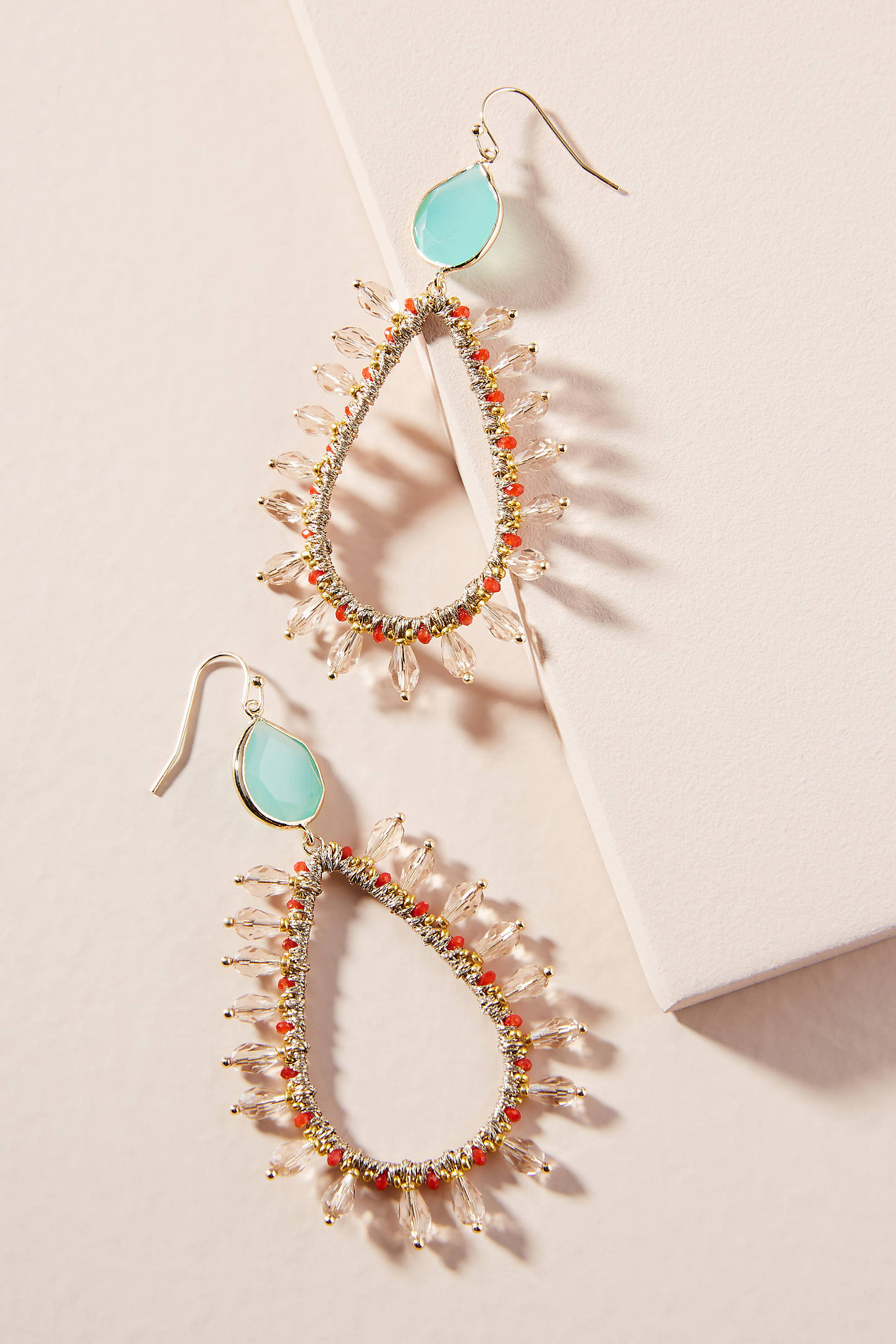 Glass Wreath Drop Earrings | Anthropologie (US)