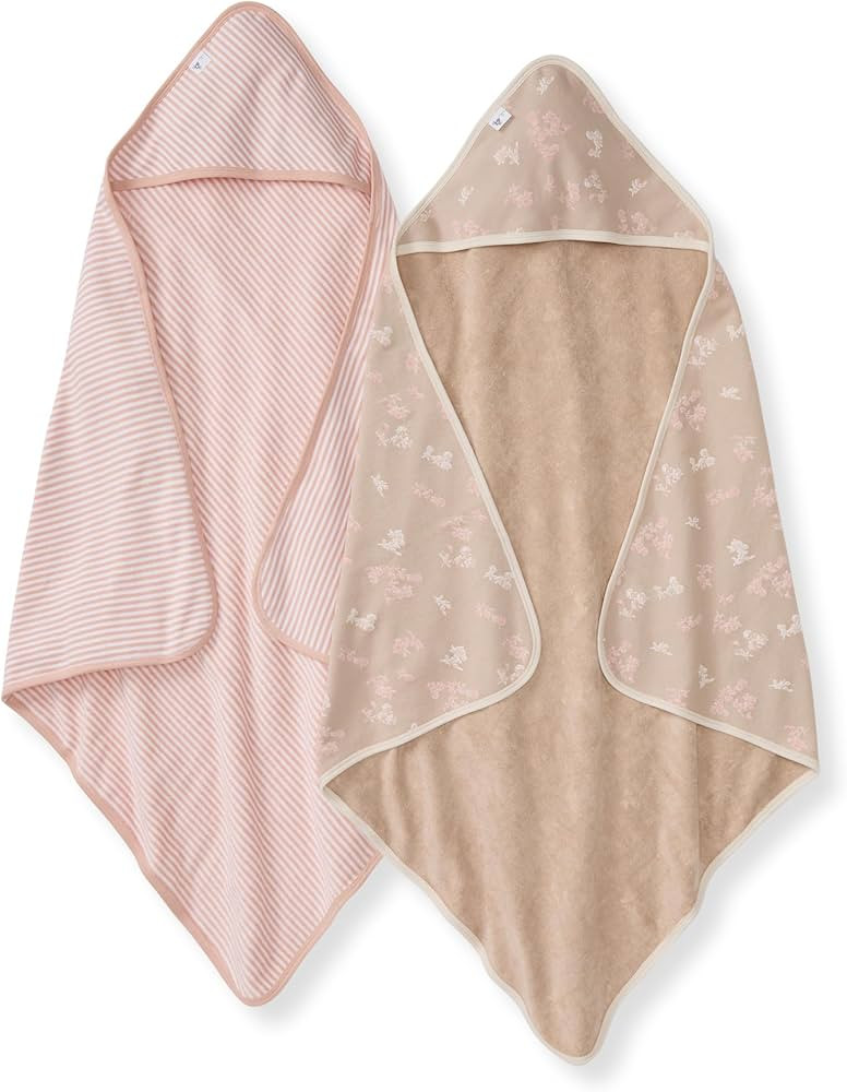 Hooded Towels, Absorbent Knit Terry, Super Soft Single Ply, 100% Organic Cotton | Amazon (US)
