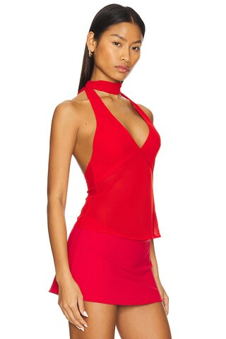 Riviera Top in Red | Revolve Clothing (Global)