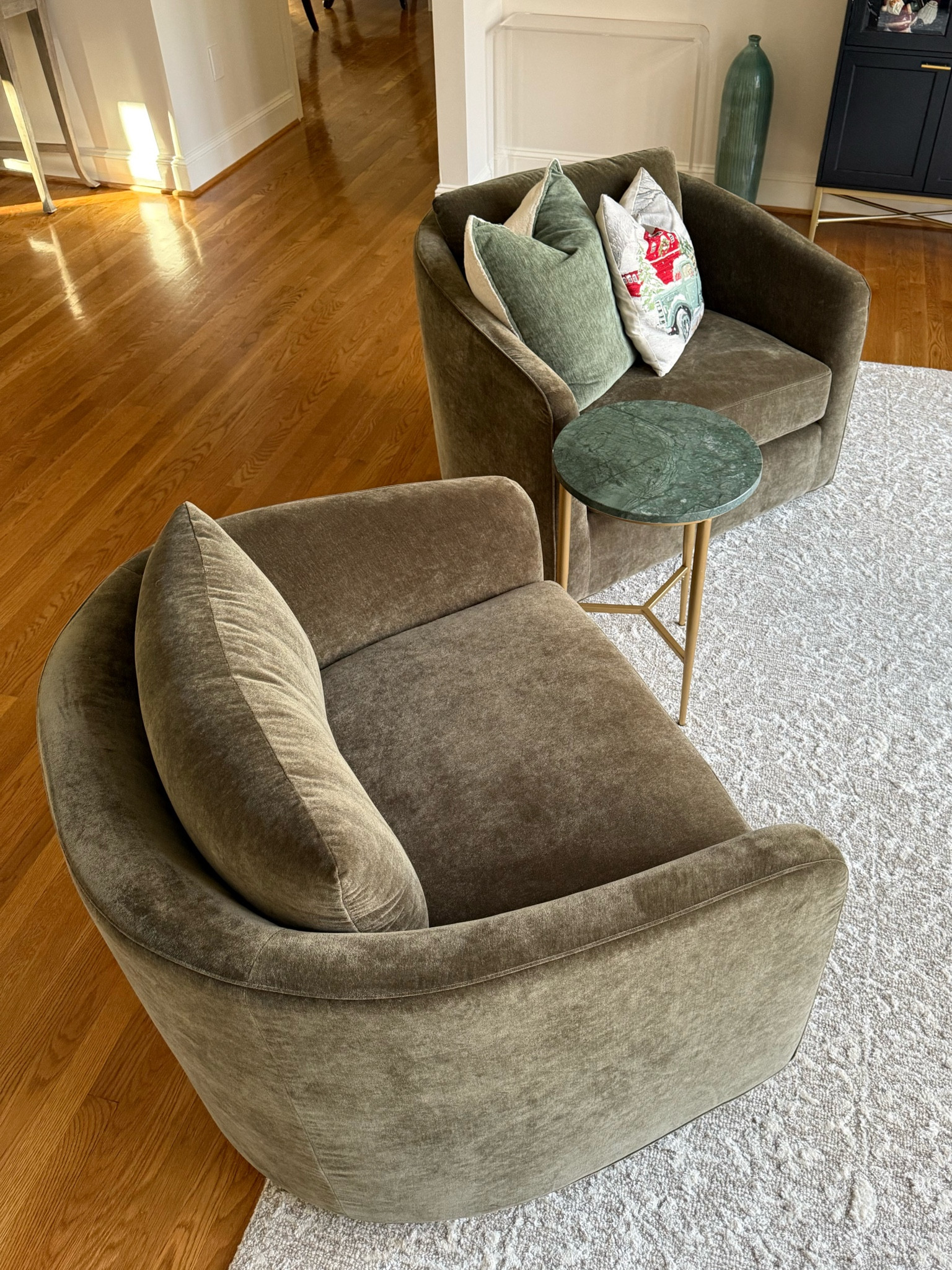 Pottery Barn accent chairs 

#LTKWatchNow #LTKStyleTip #LTKHome