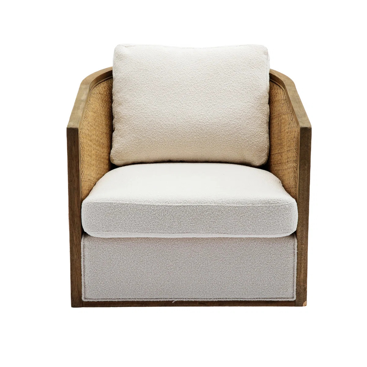 Antonina 30.12'' Wide Swivel Barrel Chair | Wayfair North America